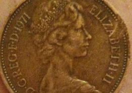 Монета Великобритании 1971 года